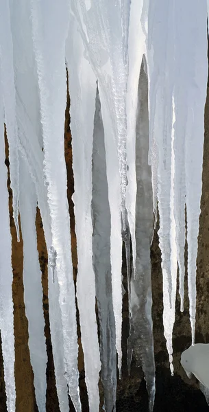 冰冰柱 — 图库照片