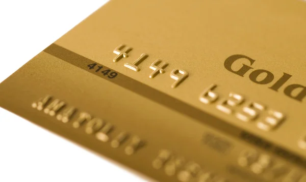 Cartão de crédito plástico — Fotografia de Stock