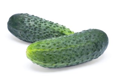 Green cucumber clipart