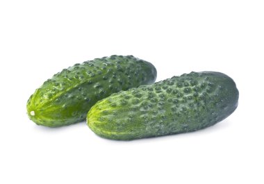 Green cucumber clipart