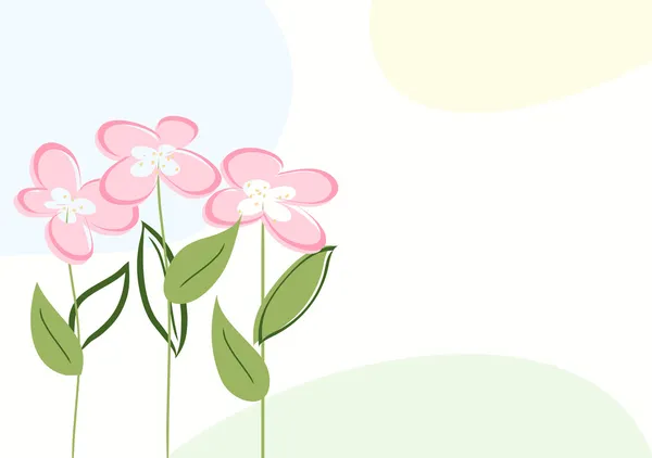 Květinové pozadí — Stockový vektor
