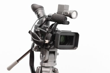 Professional digital camcorder clipart