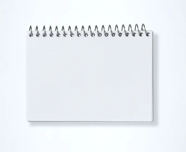 Prázdný zápisník — Stock fotografie