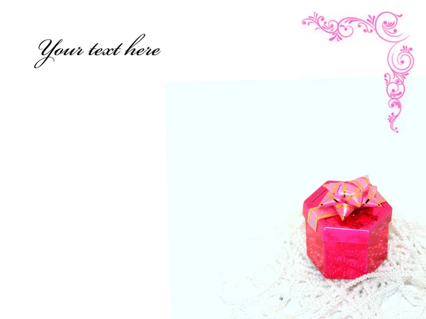 Pudełko różowy — Zdjęcie stockowe