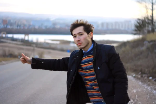 stock image Hitchhiking