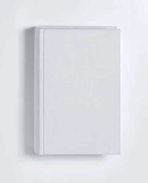 Couverture de livre vierge blanc — Photo