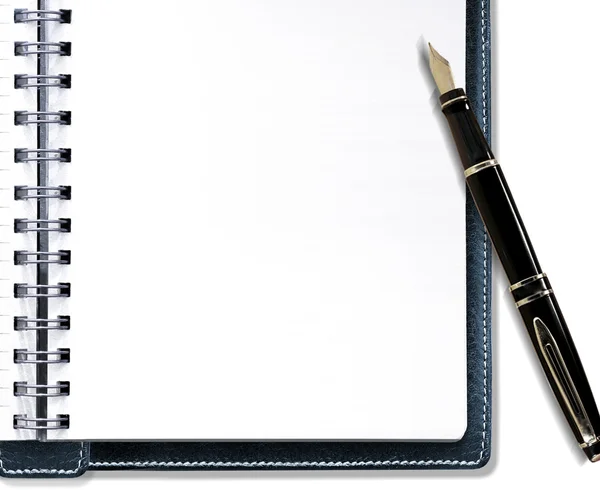 Szóló egyértelmű jegyzetfüzet toll — Stock Fotó