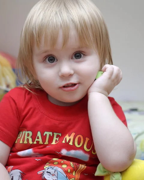 Portretul copilului surprins — Fotografie, imagine de stoc