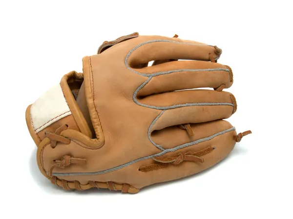 Honkbal handschoen geïsoleerd — Stockfoto