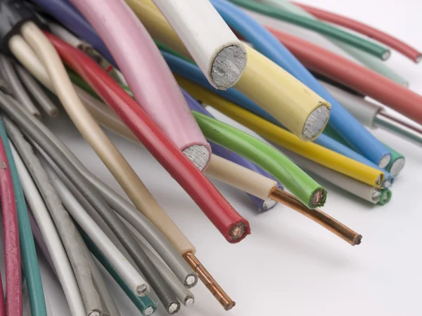 stock image Different electric cables