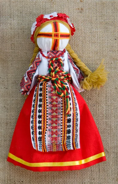 Национальная кукла Украины — стоковое фото