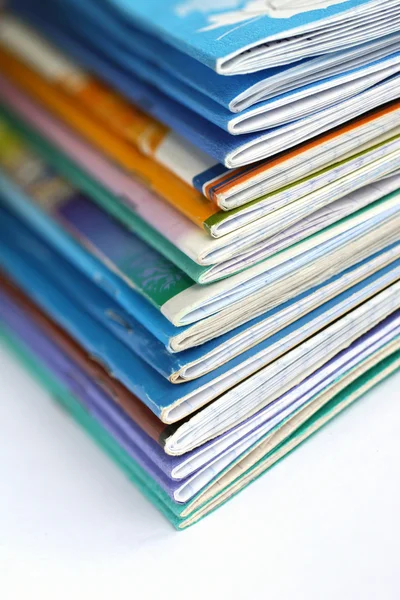 Stack of old writing-books — Stock Photo, Image
