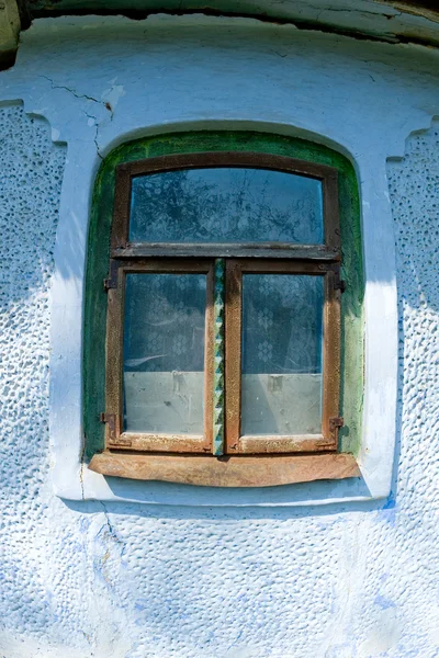 Rustikální okno — Stock fotografie