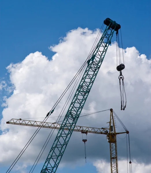 Building cranes — Stock Photo, Image