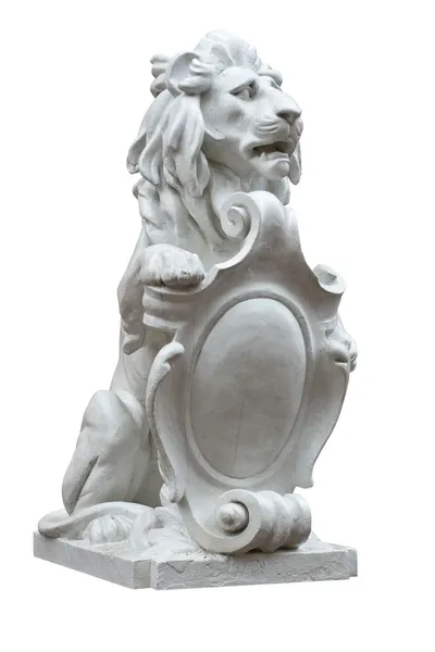Skulptur eines Löwen Stockbild