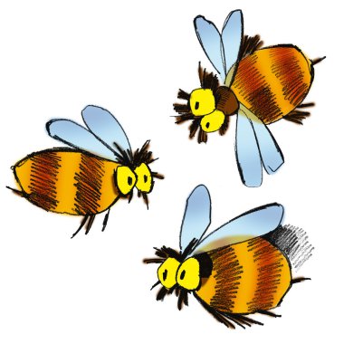 Bees clipart