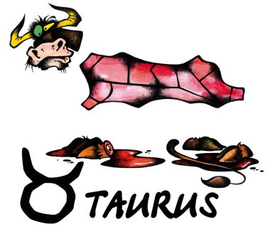 Taurus illustration clipart