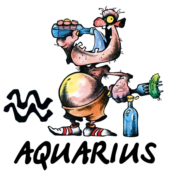 Aquarius illustration — Stock Photo, Image