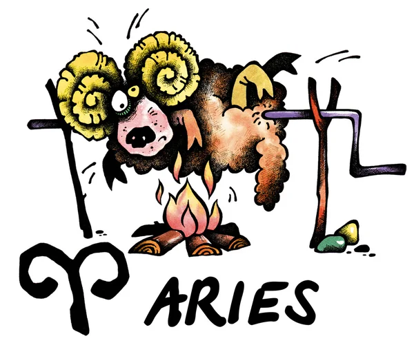 Ilustración de Aries — Foto de Stock