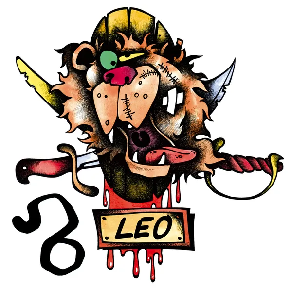 Leo-Illustration — Stockfoto