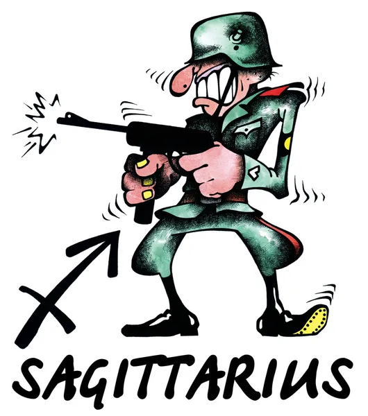 Sagittarius-Illustration — Stockfoto