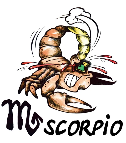 Skorpion-Illustration — Stockfoto