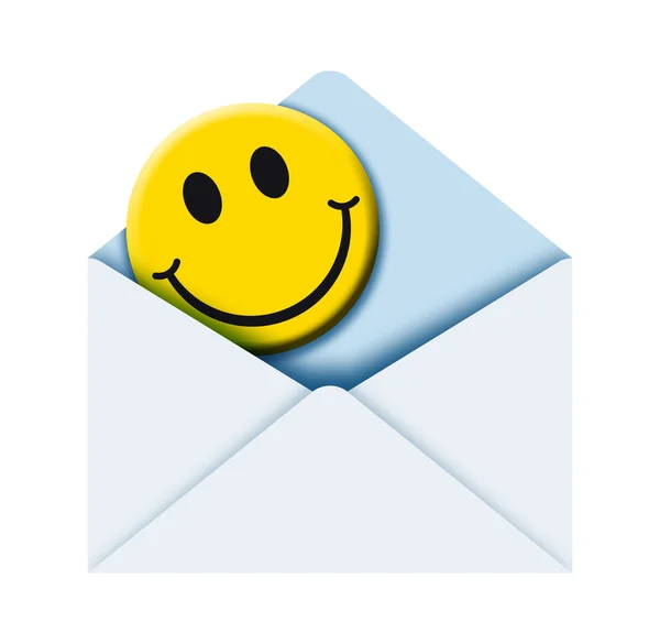 Envelope com sorriso 2 — Fotografia de Stock