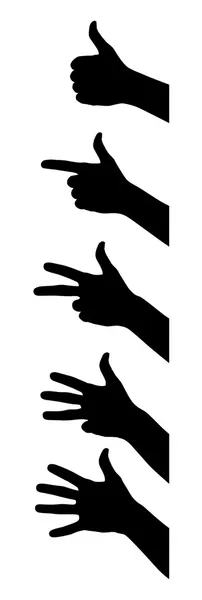 Пальці — стоковий вектор