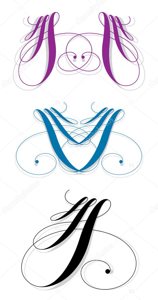 Calligraphic stroke