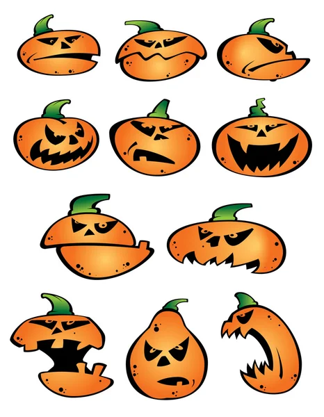 Pumpkins — Stock Vector