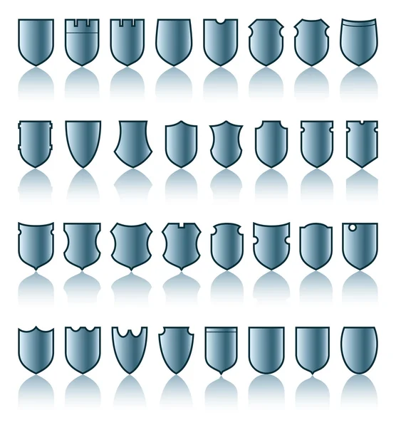 Modèles de bouclier — Image vectorielle