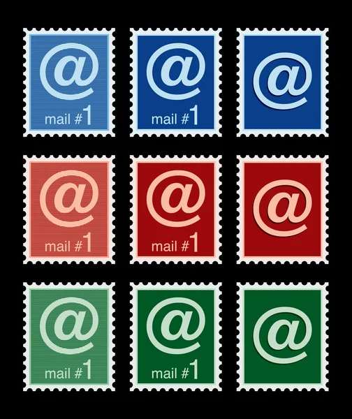 邮票 — 图库矢量图片