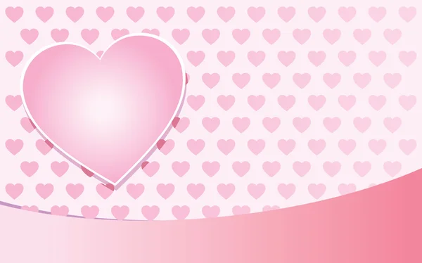 Valentine rosa Hintergrund — Stockvektor