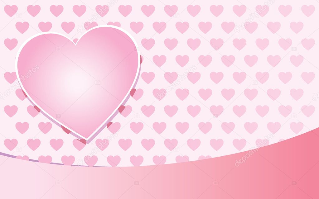 Valentine pink background