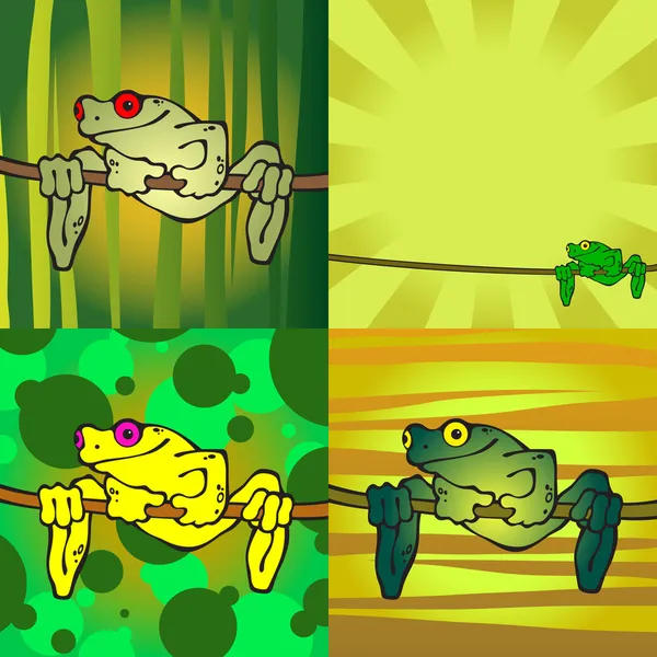 蛙 — 图库矢量图片