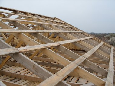 Roof timbers clipart