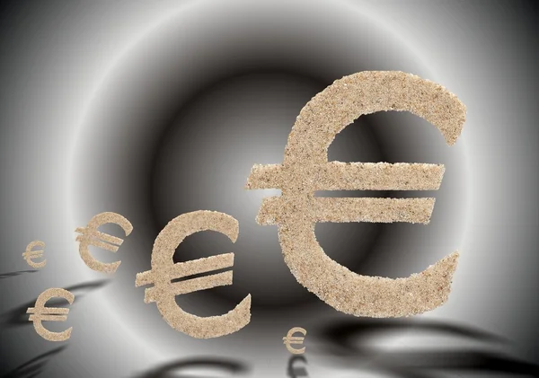 Euro walking — Stock Photo, Image