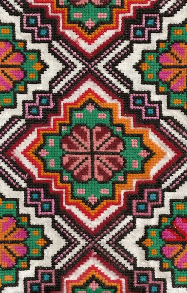 Decorative pattern of embroidery — Stock Photo, Image