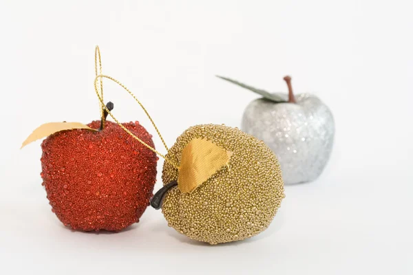 Trois pommes artisanales — Photo