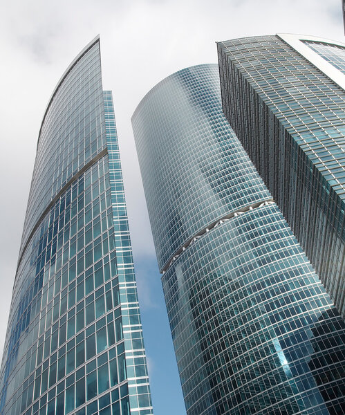 Skyscrapers in new Moscow City center