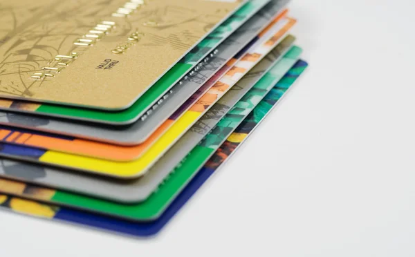 Heap of credit card — Stock Photo, Image