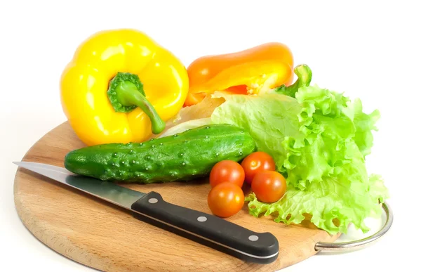 Νωπά λαχανικά για σαλάτα — Φωτογραφία Αρχείου