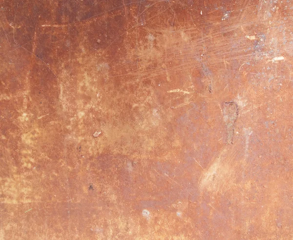 Fragmento da velha porta de aço enferrujado — Fotografia de Stock