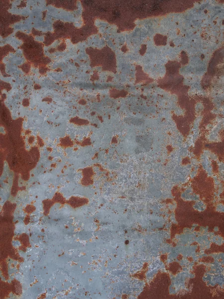 Fragmento de vieja superficie de acero oxidado — Foto de Stock