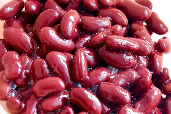 Våta röda kidneybönor — Stockfoto