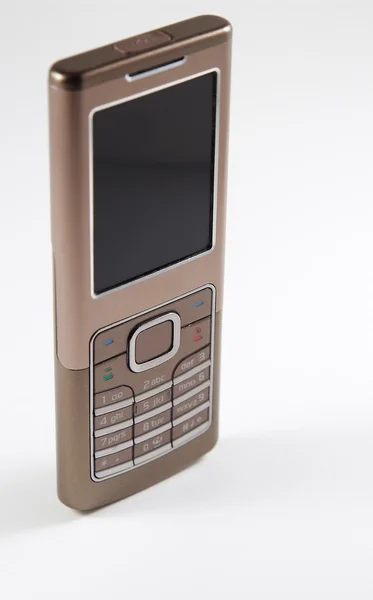 Вертикальне зображення сучасного мобільного телефону — стокове фото