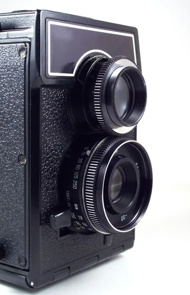 Closeup vintage middle format film camer — Stock Photo, Image
