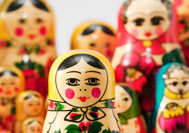 Matreshka. Russian souvenir clipart