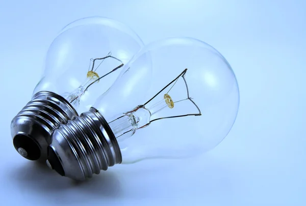 Due lampadine elettriche — Foto Stock