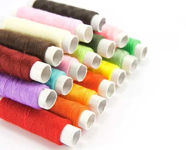 Spools of color thread — Stock Photo, Image